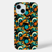 Abstracte retro funk Case-Mate iPhone case (Achterkant)
