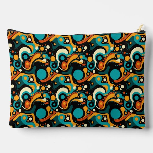 Abstracte retro funk etui (Achterkant)