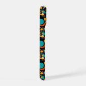 Abstracte retro funk iPhone 15 case (Rechterkant)
