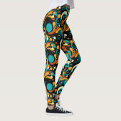 Abstracte retro funk leggings (Rechts)