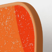 Abstracte retro golvende lijnen pickleball paddle (Links Detail)