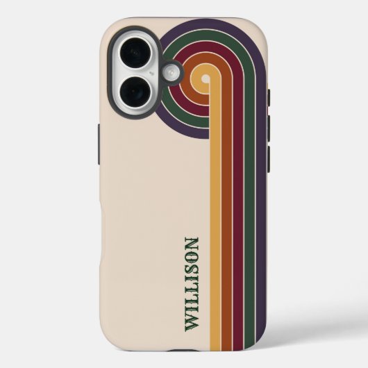 Abstracte retro jaren 80 Case-Mate iPhone case (Achterkant)