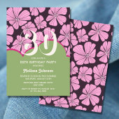 Abstracte Retro Kamille Bloemen Groene Verjaardag Kaart