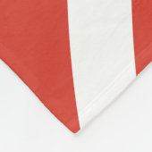 Abstracte retro kleuren lijnkunst fleece deken (Hoek)