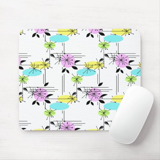 Abstracte retro muismat (Met muis)