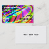 Abstracte Retro Music-cd Visitekaartje (Voorkant / Achterkant)