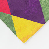 Abstracte retro  naadloos patroon fleece deken (Hoek)