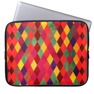 Abstracte retro naadloos patroon laptop sleeve