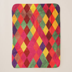 Abstracte retro naadloos patroon sherpa deken