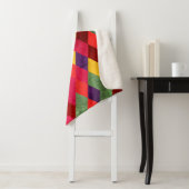 Abstracte retro naadloos patroon sherpa deken (In situ)