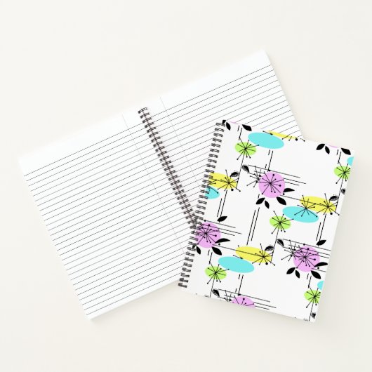 Abstracte retro notitieboek (Binnen)