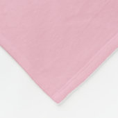 Abstracte Retro Pastel Paris Pink ans Pastel Trave Fleece Deken (Hoek)