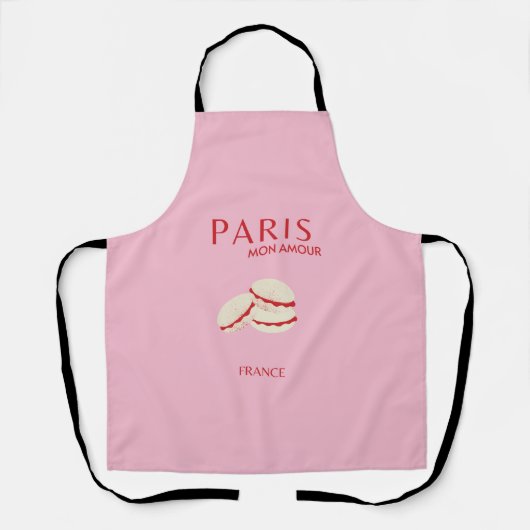 Abstracte Retro Pastel Paris Pink ans Pastel Trave Schort (Voorkant)
