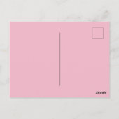 Abstracte Retro Pastel Paris Pink Pastel Travel Ar Briefkaart (Achterkant)