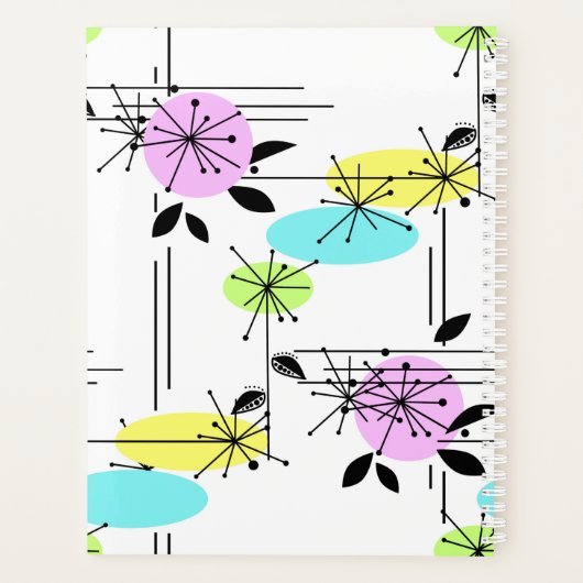 Abstracte retro planner (Achterkant)
