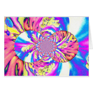 Abstracte retro roze bloemenmandala roze orchideeë