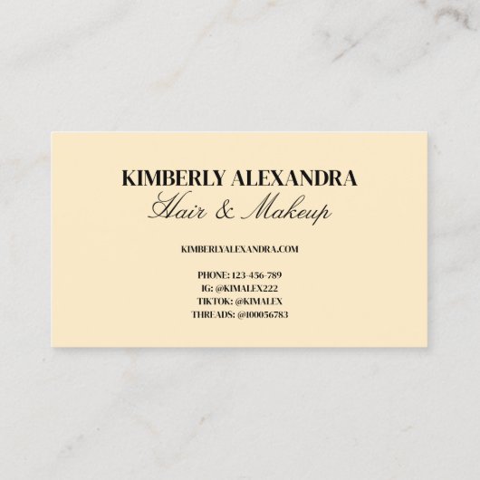 Abstracte Retro Sinaasappel Blauw Wavy Stripe Bold Visitekaartje (Achterkant)