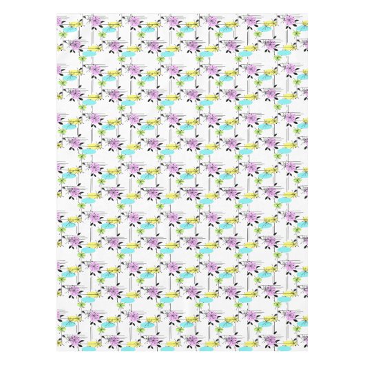 Abstracte retro tafelkleed (Voorkant)