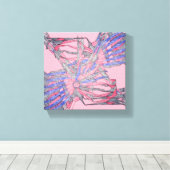 Abstracte Rhapsodie Canvas Afdruk (Insitu (Houten vloer))