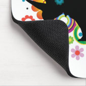 Abstracte Rhino Mousepad Muismat (Hoek)