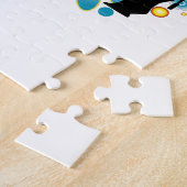 Abstracte Rhino Puzzle Legpuzzel (Zijkant)