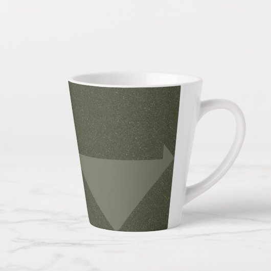 Abstracte Richting Moss Groene Mok – (Rechts)