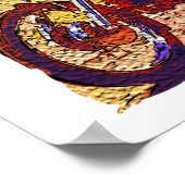 Abstracte Rider Poster (Hoek)