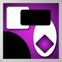 Abstracte rijke moderne Paarse vormen AP0006