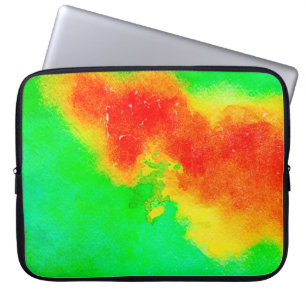 Abstracte rijke textuurillustraties. Creative patt Laptop Sleeve