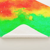 Abstracte rijke textuurillustraties. Creative patt Sherpa Deken (3/4)