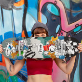 Abstracte rijken van beton Oerwoud Persoonlijk Skateboard