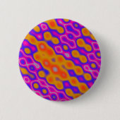 Abstracte rimpelingen ronde button 5,7 cm (Voorkant)