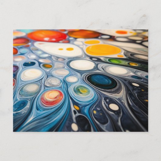Abstracte rimpels briefkaart (Voorkant)