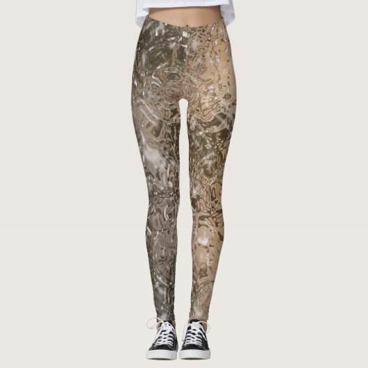 Abstracte rimpels leggings (Voorkant)