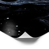 Abstracte rimpels perfect poster (Hoek)