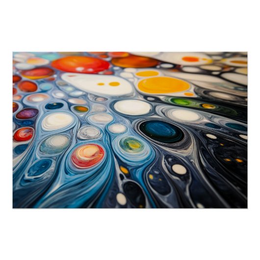 Abstracte rimpels perfect poster (Voorkant)