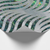 Abstracte ripple Abalone en moeder van parels Cadeaupapier (Hoek)