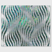 Abstracte ripple Abalone en moeder van parels Cadeaupapier (Vlak)