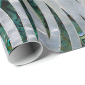 Abstracte ripple Abalone en moeder van parels Cadeaupapier (Rol Hoek)