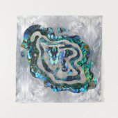 Abstracte ripple Abalone en moeder van parels Wandkleed (Voorkant (horizontaal))