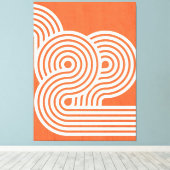 Abstracte Ritmes in Kleur en Vorm Canvas Afdruk (Insitu (Houten vloer))
