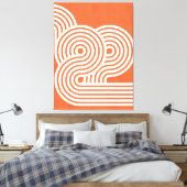 Abstracte Ritmes in Kleur en Vorm Canvas Afdruk (Insitu (Slaapkamer))