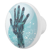 Abstracte Robot Hand Ceramic Knob Keramische Knop (Rechts)
