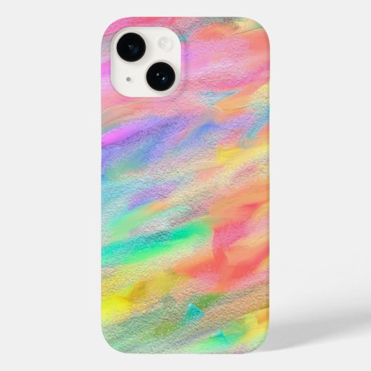 Abstracte, robuuste kleur Case-Mate iPhone case (Achterkant)