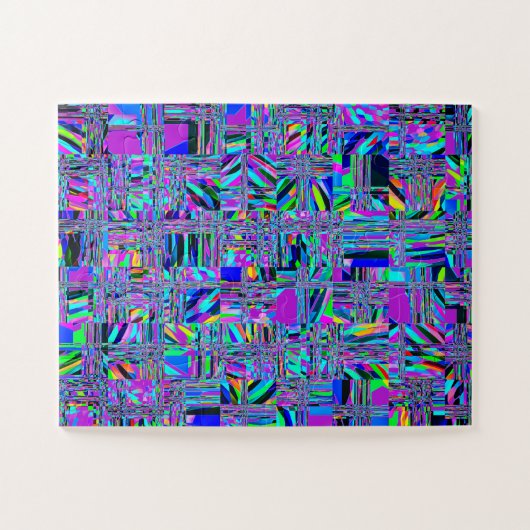 Abstracte Rock Pile Pattern Colorful Oversize Legpuzzel (Horizontaal)