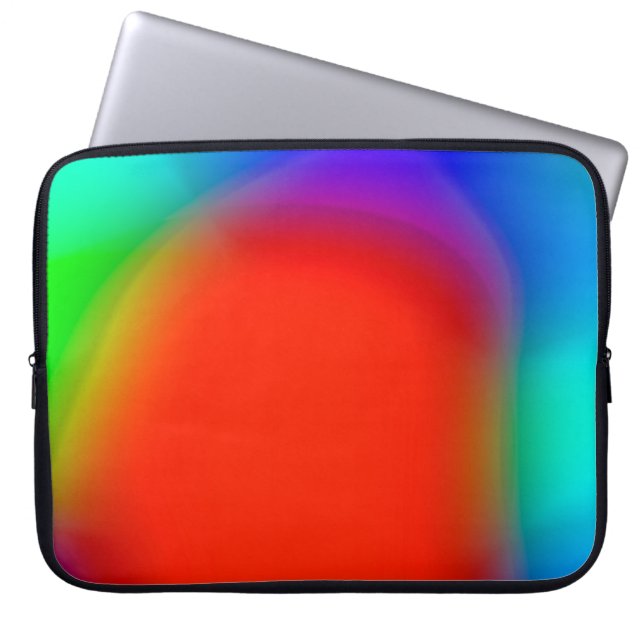 abstracte rode achtergrond, kleurrijk  deel laptop sleeve (Voorkant)