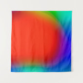 abstracte rode achtergrond, kleurrijk  deel wandkleed (Voorkant (horizontaal))