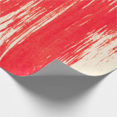 Abstracte rode achtergrond van waterverf cadeaupapier (Hoek)
