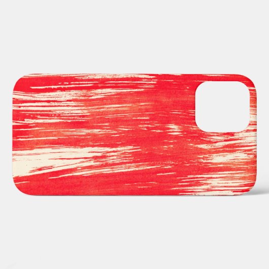 Abstracte rode achtergrond van waterverf Case-Mate iPhone case (Achterkant (horizontaal))