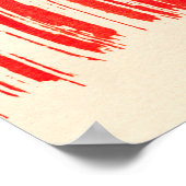 Abstracte rode achtergrond van waterverf poster (Hoek)